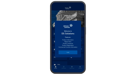 Ducted Systems Solutions mobile application displaying warranty-related information