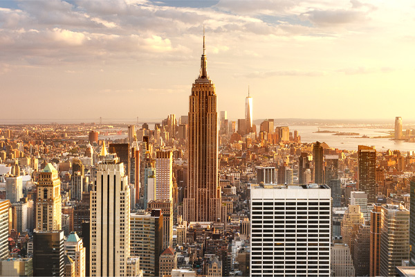 View of Empire state building