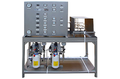 Well module test stand unit