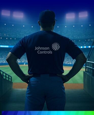 Person standing facing backwards