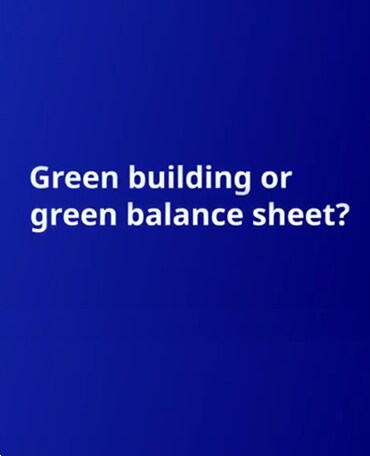 Green building or green balance sheet