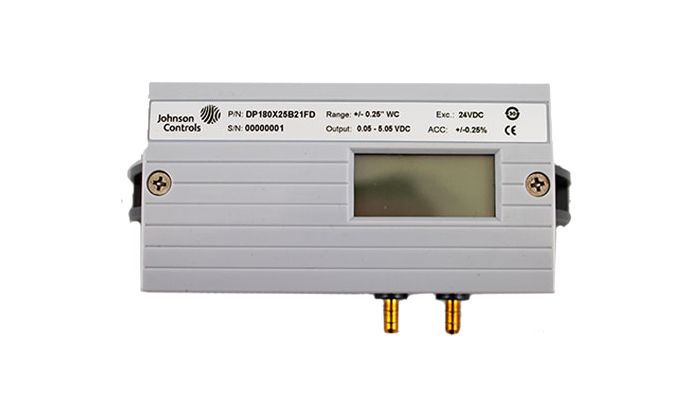 An Air differential pressure sensor with its screen in view