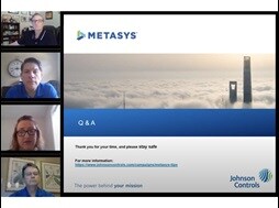 screen displaying people working remotely attending a webinar 