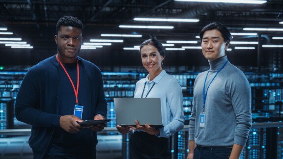 Three colleagues_smiling