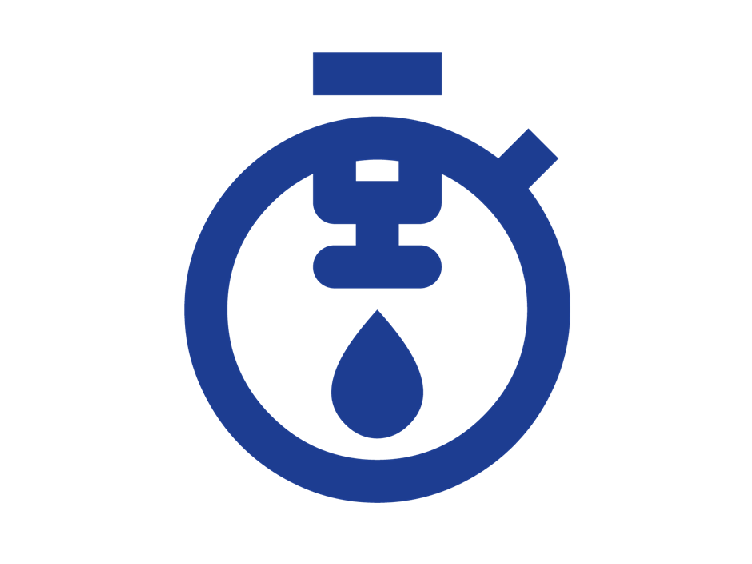 Fluid delivery time logo