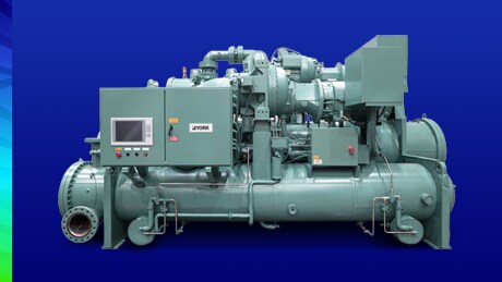 Meet our smallest Johnson Controls York CYK heat pump