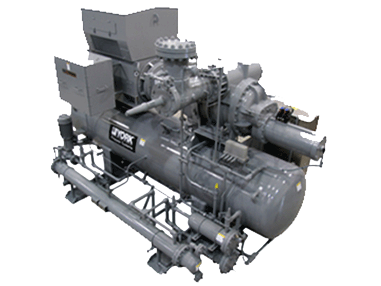 A FRICK® Screw Compressor Driveline on a white background