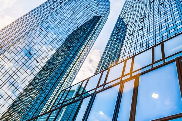 Commercial office skyscraper