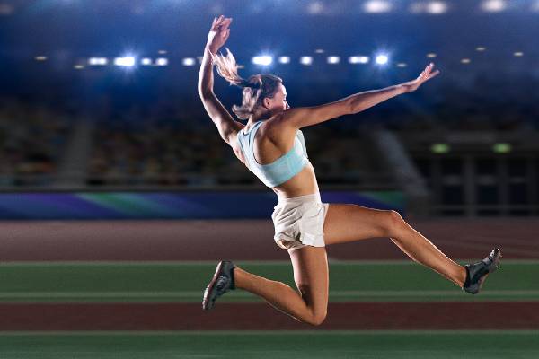 Competition on big stadium