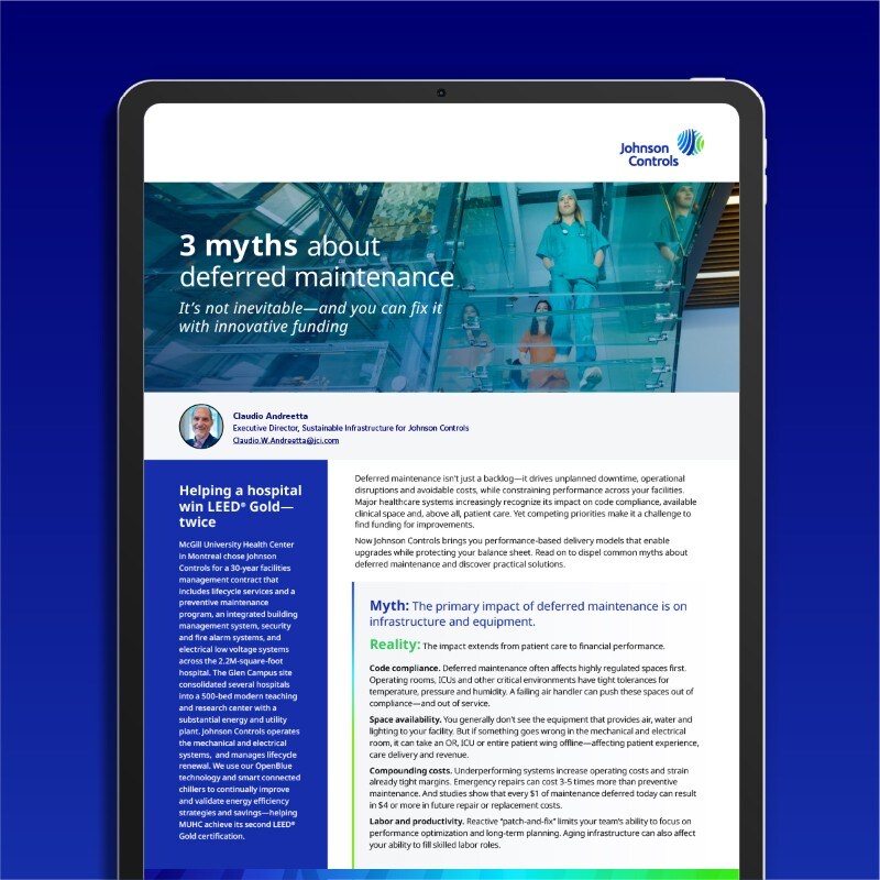 How healthcare organizations can fix deferred maintenance 