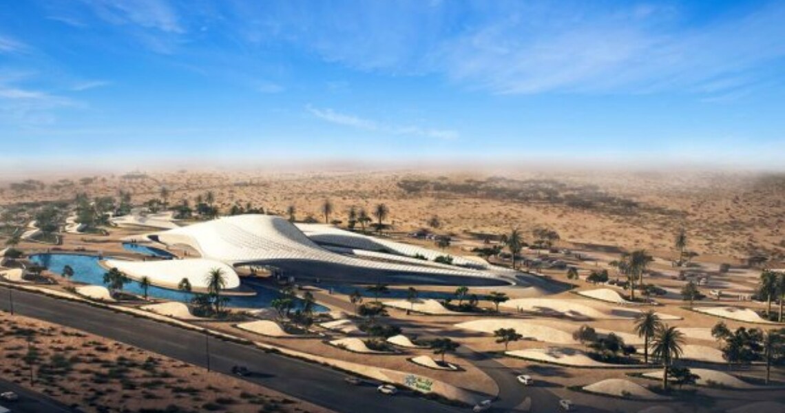 Exterior of Bee’ah’s AI-powered headquarters located in Sharjah