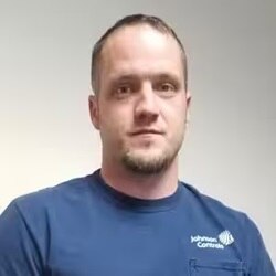 Headshot of Chris Yandell, a level 1 Service Technician at Johnson Controls