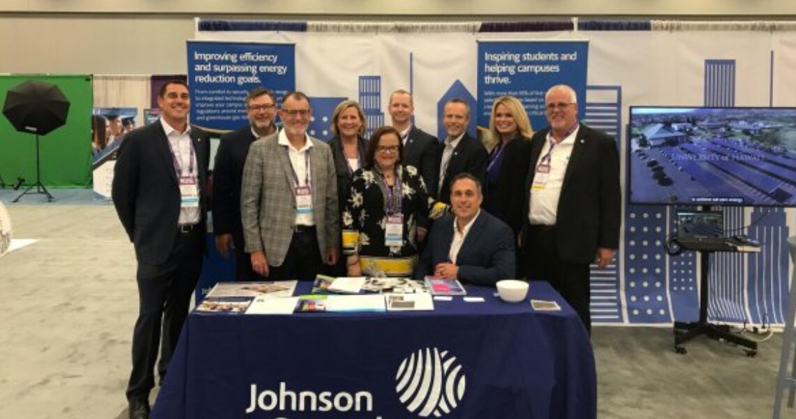 Johnson Controls executives gathered at the NACUBO Annual Meeting