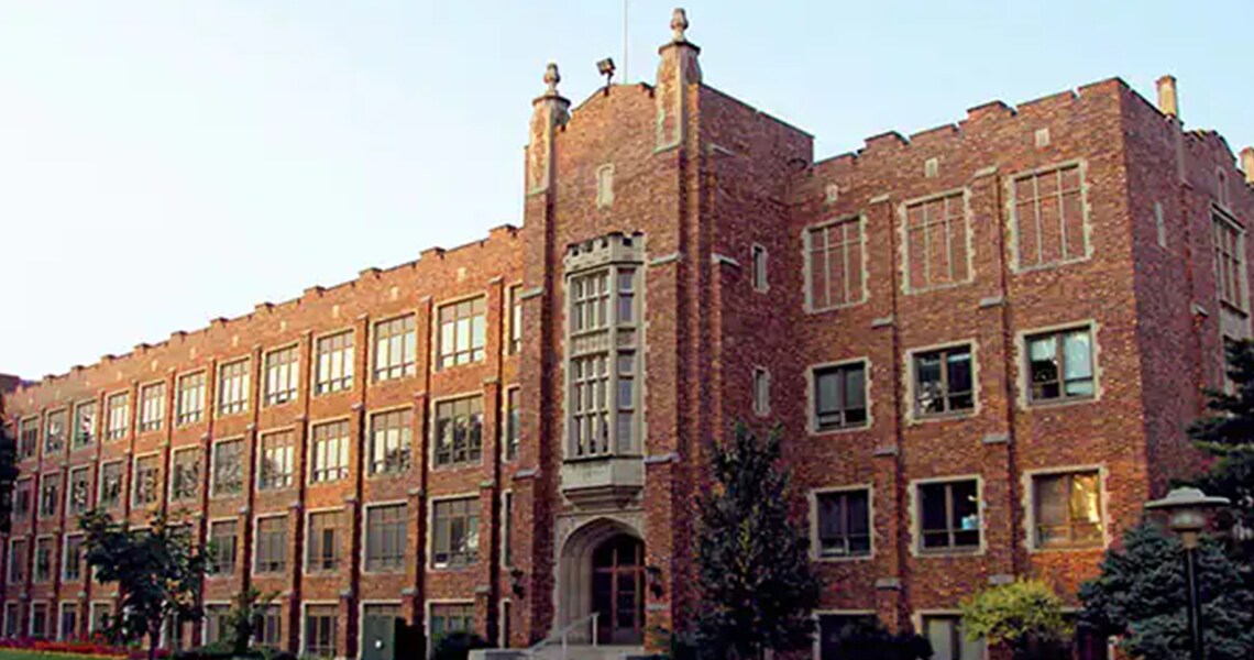 Exterior of the University of North Dakota