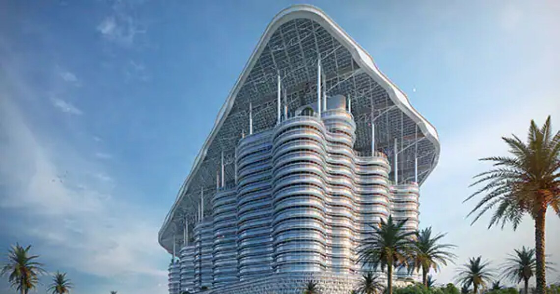 The Al Shera'a building in Dubai, UAE
