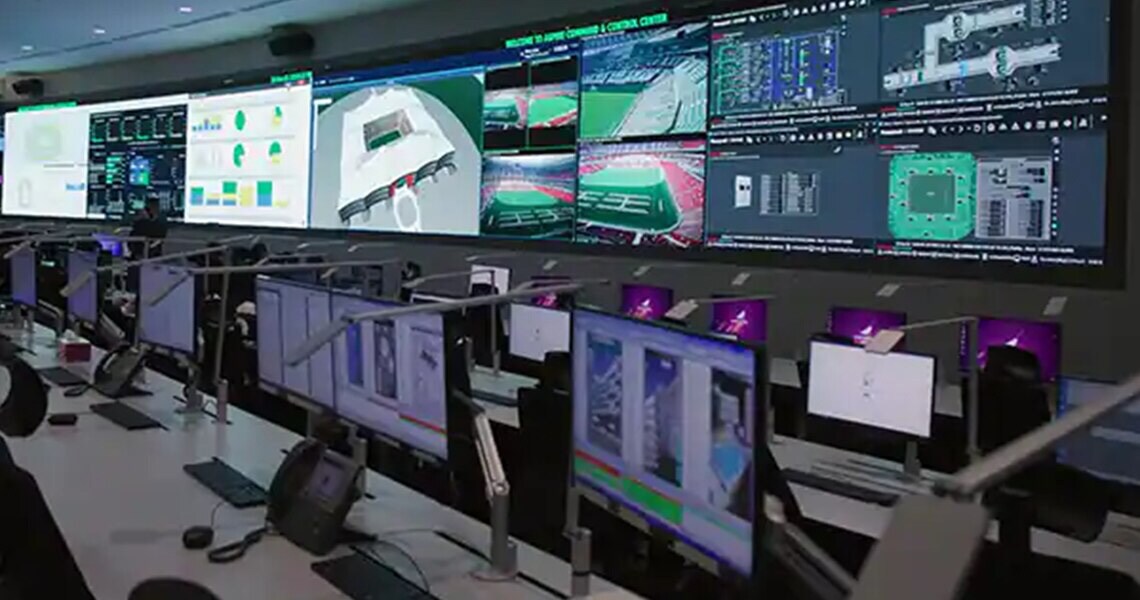 security control room 