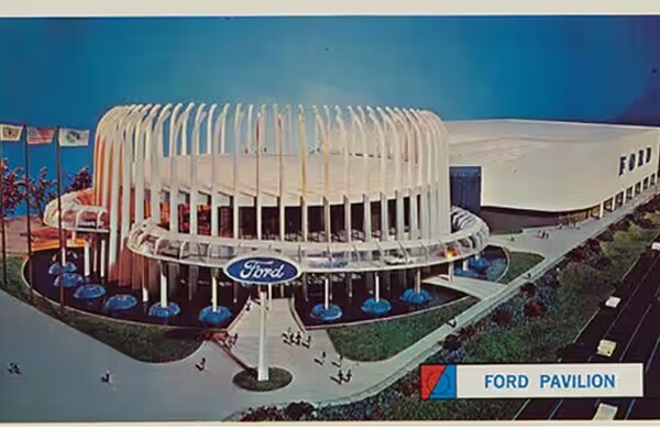 A Scale model of the Ford Motor Company's Wonder Rotunda at the 1964 New York World's Fair.