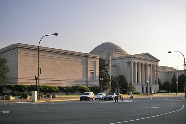 Exterior of the National Gallery of Art at Washington