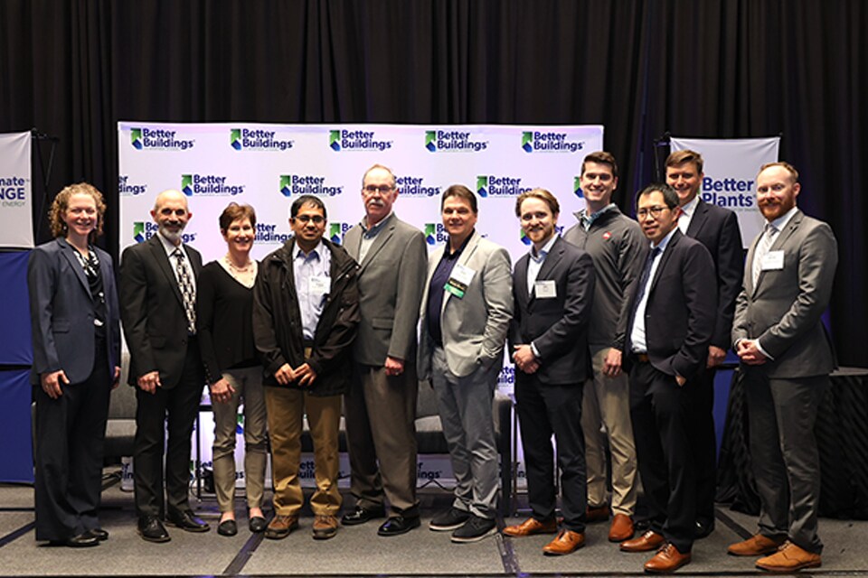 Business representatives in DOE’s Better Buildings Initiative including Johnson Controls’ Chris Forth