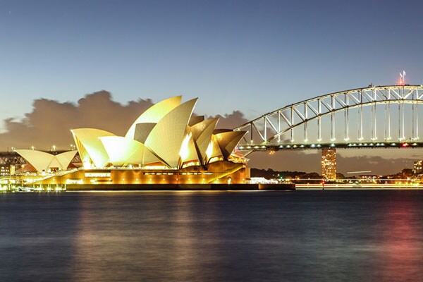 Johnson Controls' installation at the landmark Sydney Opera House, August 31, 1981