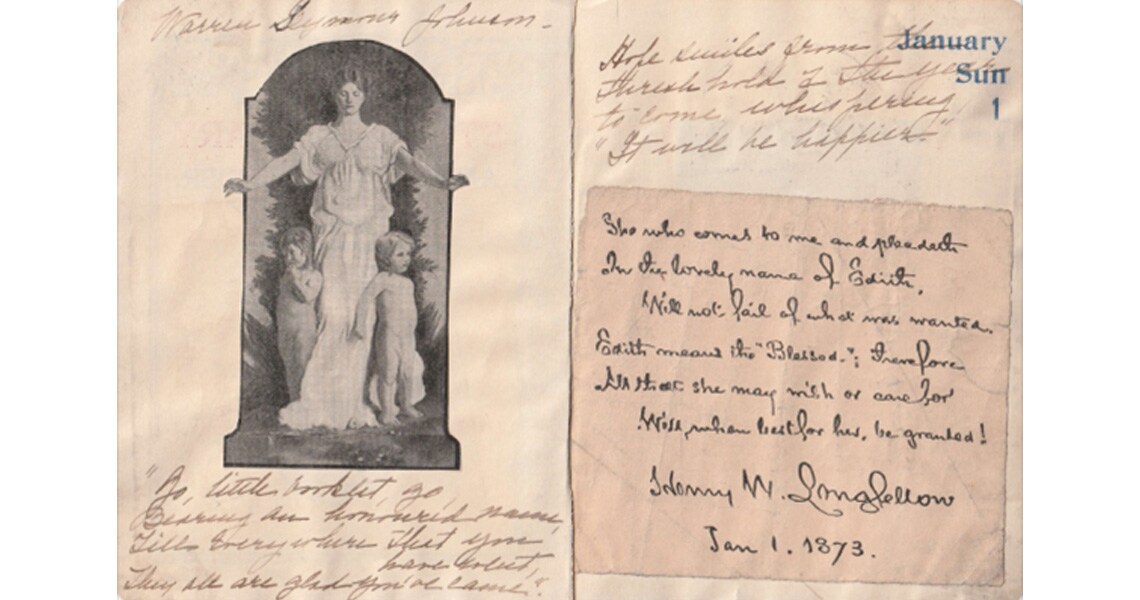 A poem written by Henry W. Longfellow 32 years earlier