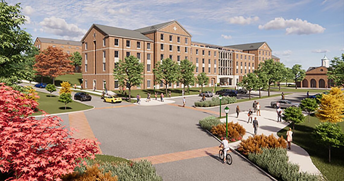 Campus of the Samford University in Homewood, Alabama