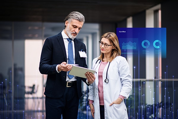 Discover how OpenBlue digital healthcare solutions powered by IoT, AI and smart technologies are improving patient care, streamlining operations and creating connected hospitals for the future.