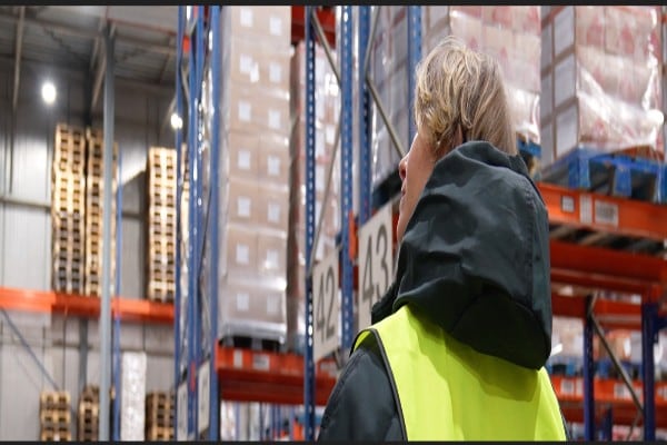 Technician working in industry