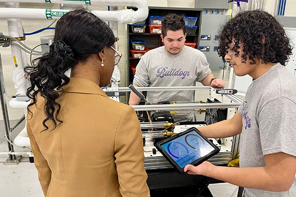 Waukegan High School students demonstrate technical skills