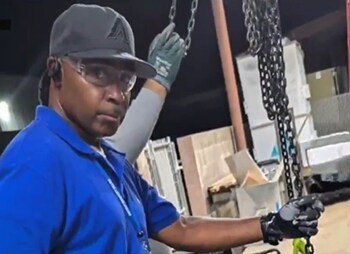 Addist Bennett, Johnson Controls service tech and Community College Partnership Program participant
