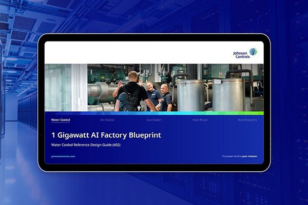  Johnson Controls announced the launch of its Reference Design Guide Series for 1 Gigawatt AI data centers. 