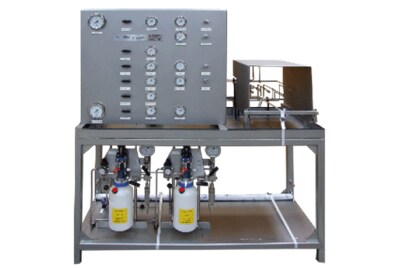 A well module test stand