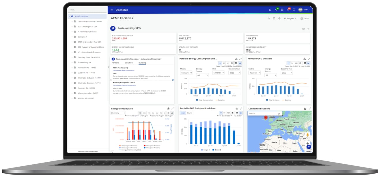 Jci Screen Major government facility transforms energy reporting with OpenBlue ...