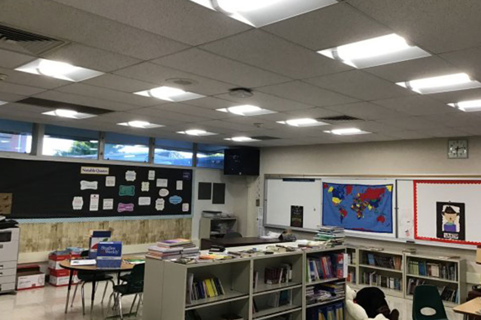 Inside a classroom in Folsom Cordova Unified School in Folsom and Rancho Cordova, California