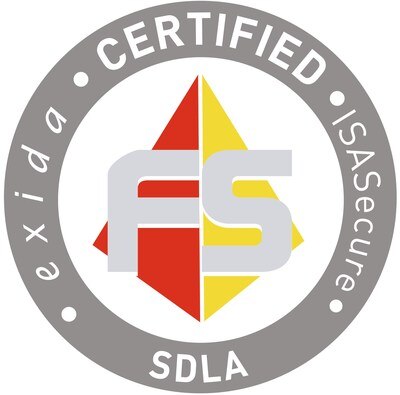 Seal depicting ISASecure certification