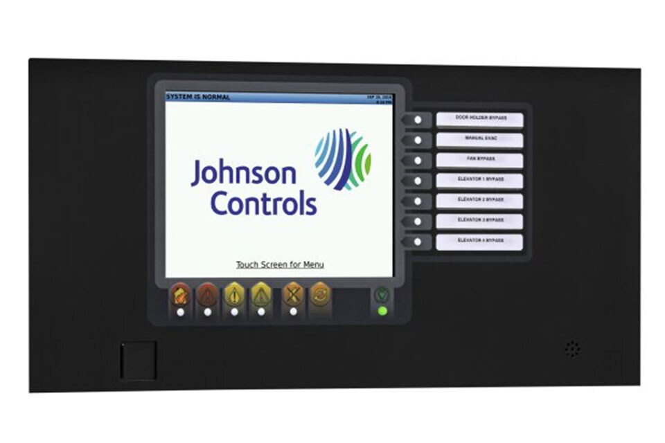 Johnson Controls colour ES touchscreen display