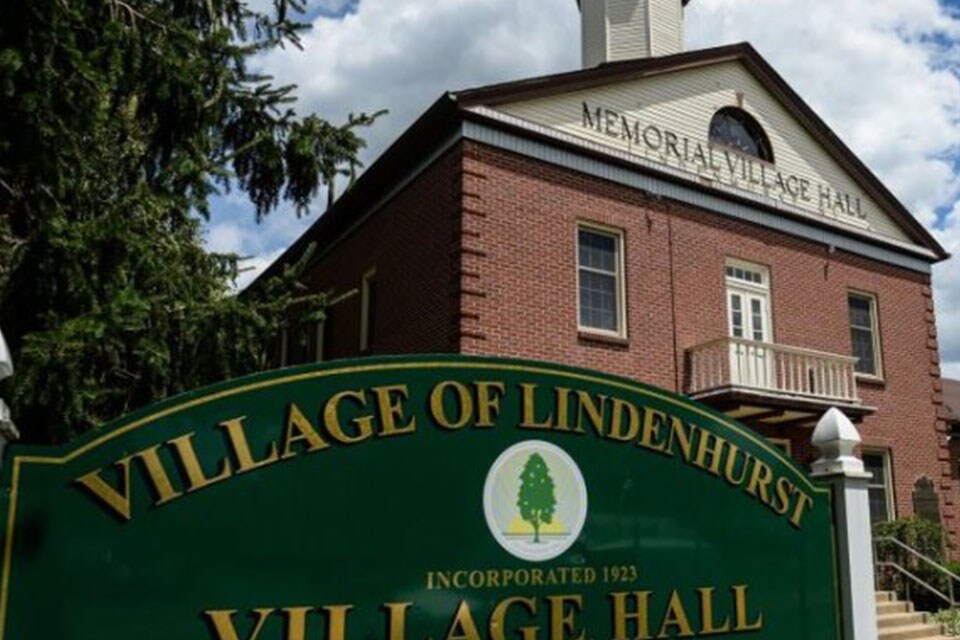 Exterior of the Lindenhurst Village Hall, New York
