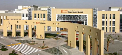 Exterior of the Rochester Institute of Technology, Dubai