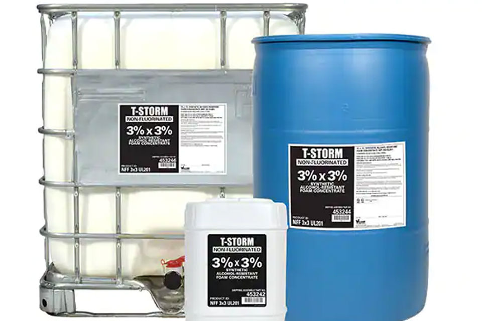 T-STORM® NFF 3x3 UL201 Foam Concentrate for fire suppression by Johnson Controls