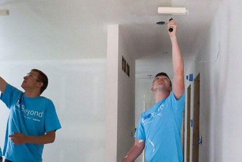 Johnson Controls employees volunteer with Milwaukee Habitat for Humanity