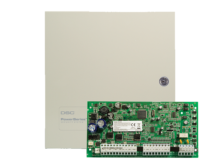 DSC PowerSeries Control Panel with a circuit board