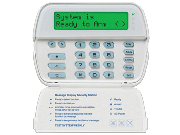 64-Zone LCD Full-Message Keypad RFK5500