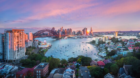 skyscraper city view