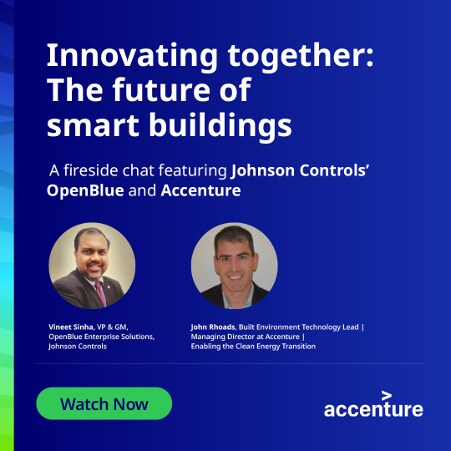 Innovating together: The future of smart buildings social banner