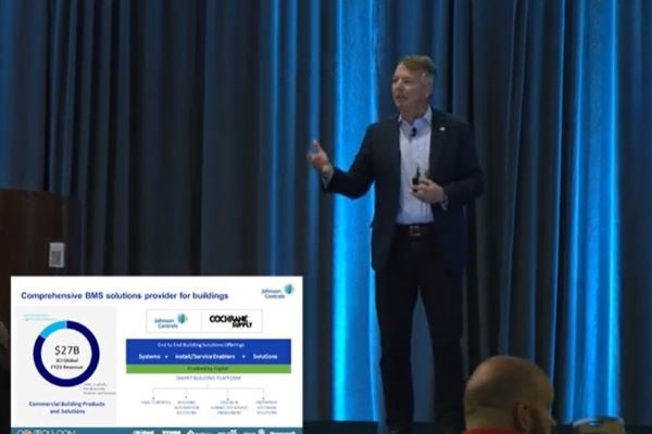 The era of autonomous buildings is just over the horizon. Johnson Controls executive Bill Schwebel revealed what it will take to get there during the keynote address at Controls Con 2024.