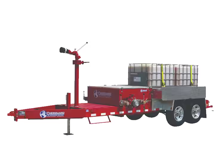 Portable response equipment for fire suppression